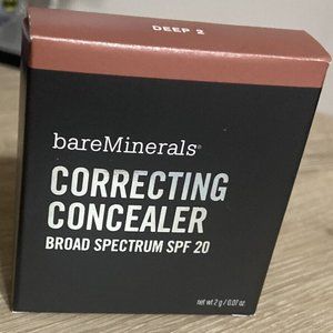 New in Box BareMinerals Correcting Concealer SPF 20, Deep 2, 2g / 0.07oz